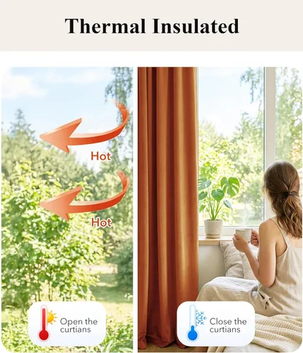 Miniatura 205 de StangH Cortinas de Terciopelo Verde Esmeralda de 96 Pulgadas - Cortinas Opacas de Terciopelo de Lujo Súper Suaves, Elegante Cobertura de Ventana