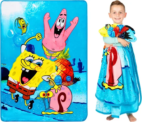 Miniatura 9 de Franco Ropa de cama para niños Manta decorativa de felpa súper suave, 62 x 90 pulgadas, Pokémon Multicolor