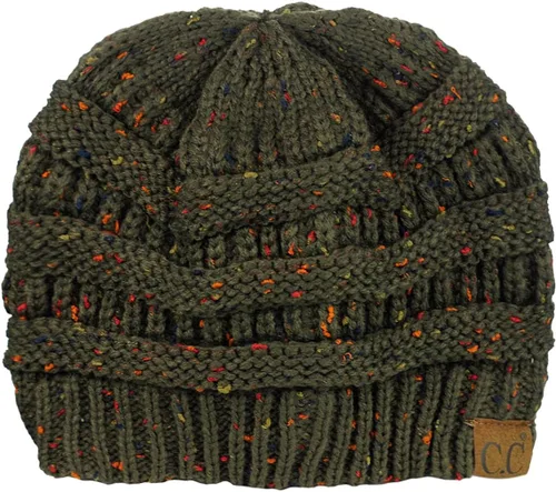 Miniatura 485 de C.C Trendy Warm Chunky Soft Stretch Cable Knit Beanie