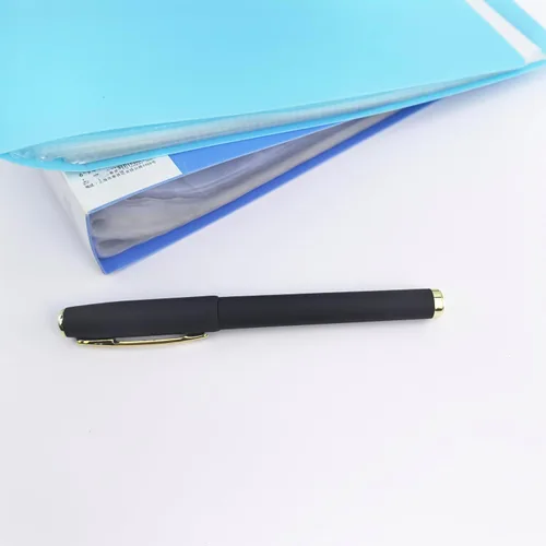 Miniatura 8 de Fengtaiyuan 038P18, Bolígrafos de Tinta de Gel Negro Tipo Roller - Agarre Cómodo Antideslizante, Tinta Negra, Ultra Finos, 0.38mm, Tinta de Secado