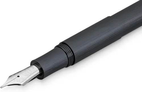 Miniatura 3 de Kaweco SUPRA - Pluma estilográfica negra I exclusiva para cartuchos de tinta, incluye caja de metal retro I pluma estilográfica 6.5 in I Nib: M