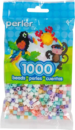Miniatura 25 de Perler 80-15213 Cuentas fusibles para manualidades, 1000 piezas, naranja albaricoque