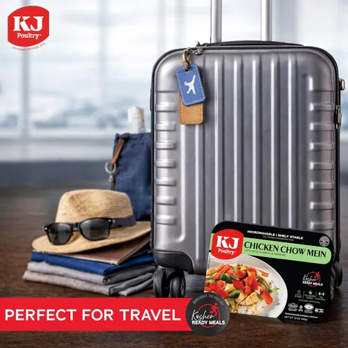 Miniatura 6 de KJ Poultry Kosher Ready Meals - Pollo Chow Mein, comidas de carne MRE listas para comer, sin gluten, halal, (1 unidad) preparado para entrada