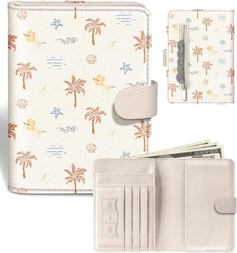 Miniatura 16 de Slohif Funda para pasaporte para viajes, para mujeres y hombres, bloqueo RFID, protector de pasaporte para tarjetas de tarjeta de embarque, Negro