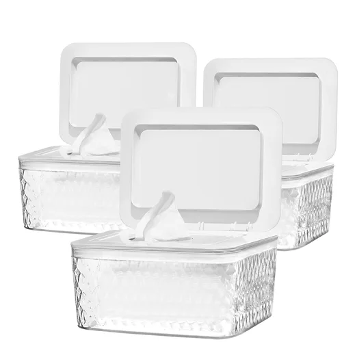 Miniatura 9 de Paquete de 2 Dispensadores de Toallitas con Diseño de Sello - Dispensador de Toallitas Soporte de Toallitas Caja de Toallitas para Baño Mantiene