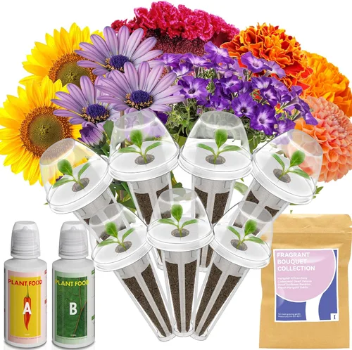 Miniatura 9 de Lyko Heirloom - Kit de vainas de semillas para ensalada AeroGarden, iDoo, Ahopegarden, GARDENCUBE, 7 cápsulas con lechuga American Fast/Paris