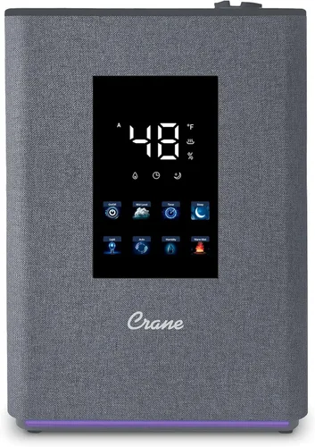 Miniatura 2 de Crane Humidificador de niebla cálida y fría de 4.5L, humidificador ultrasónico de llenado superior para habitación grande, dormitorio, guardería