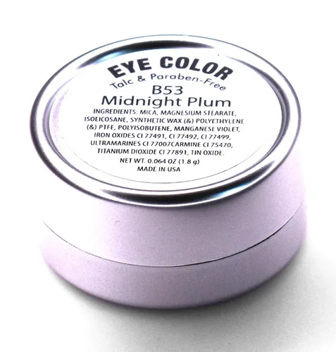 Miniatura 2 de Sombra de ojos en polvo prensado mate, pigmento profundo, brillo de lujo, sombras de ojos negras, sin talco ni parabenos, vegano, sin pruebas