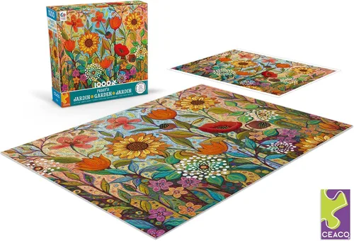 Miniatura 4 de Ceaco - Peggy's Garden - Joy in the Morning - Rompecabezas de 1000 piezas