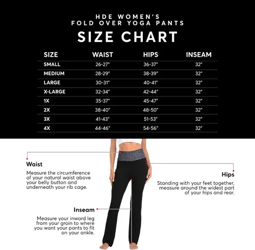 Miniatura 3 de HDE Pantalones de yoga con bloques de color para mujer, leggings de entrenamiento de pierna acampanada