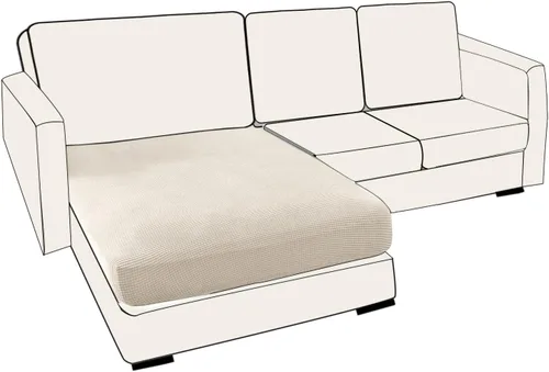Miniatura 48 de UNBBRRL Fundas de cojín de asiento para sofá, elásticas, funda de cojín individual para sofá, fundas de cojín para sofá, fundas de héroe protegen