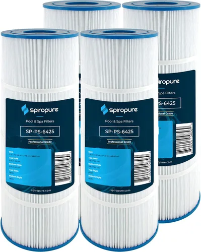 SpiroPure Repuesto para Pleatco PA81 Unicel C-7483 Hayward C3030 C580E C3025 Filbur FC-1225 CX580XREPAK4 XLS-710 Cartucho de repuesto para filtro de
