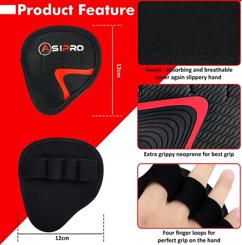 Miniatura 3 de Lifting Grips for Weight Lifting Alternative to Workout Gloves Women & Men Gift Gym Hand Grips Gym Grips Men & Women No Sweaty Gym Workout Gloves