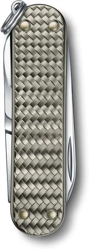 Miniatura 2 de Victorinox Classic SD Precious Alox Swiss Army Cuchillo compacto de 5 funciones de fabricación suiza con hoja pequeña, destornillador y llavero