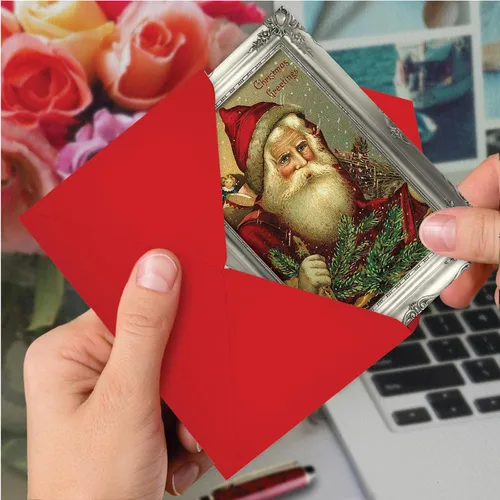 Miniatura 6 de The Best Card Company Paquete de 12 tarjetas de felicitación de Navidad con sobres, vacaciones de humor para hombres y mujeres