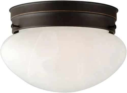 Miniatura 13 de Design House Millbridge Dome - Lámpara de techo interior de 9-1/4 pulgadas de diámetro, para dormitorio, pasillo, closet y comedor, cristal