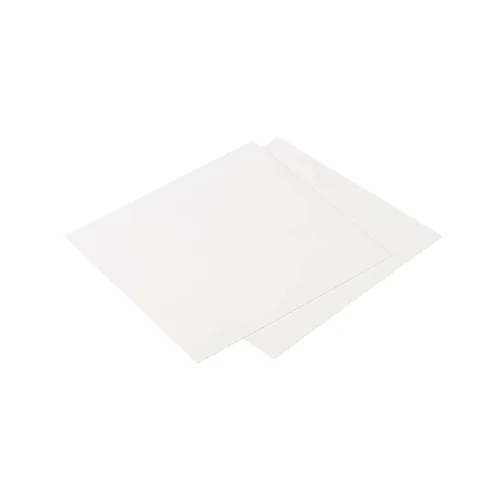 PATIKIL Hoja de cerámica de alúmina almohadilla de enfriamiento cuadrada Hoja aislante 2pcs alta dureza para transistor MOS 3.937x3.937x0.020 in