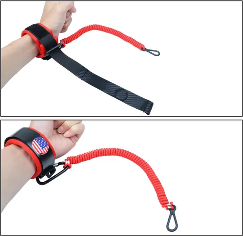 Miniatura 7 de Boat Kill Switch Lanyards Wrist Strap, Jet Ski Key Lanyard Fit for Mercruiser Marine Outboard Rojo
