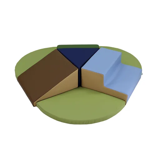 FDP SoftScape Playtime Junction 360 Climber Plus - Almohadillas laterales, estructura de juego activo para interiores para niños pequeños y niños;
