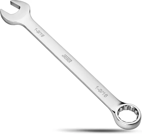 Miniatura 19 de Jaeger Llave combinada de 1 pulgada extra grande con extremo de caja compensado de 15° – Llave métrica de servicio pesado con extremo de caja de 12