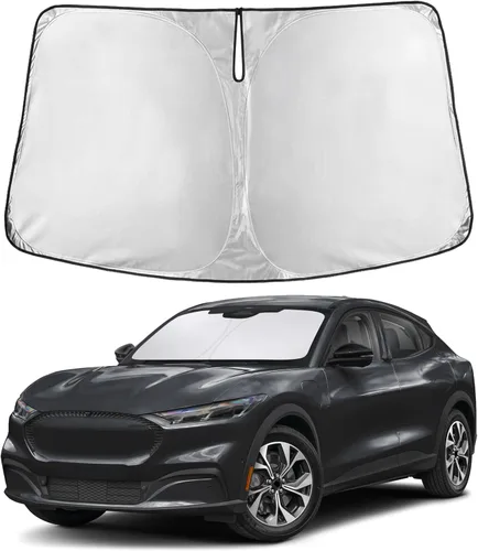 Miniatura 305 de EcoNour Parasol para parabrisas compatible con Hyundai Tucson 2016-2019 2020 2021, visera solar para parabrisas delantero y ventana, bloqueador