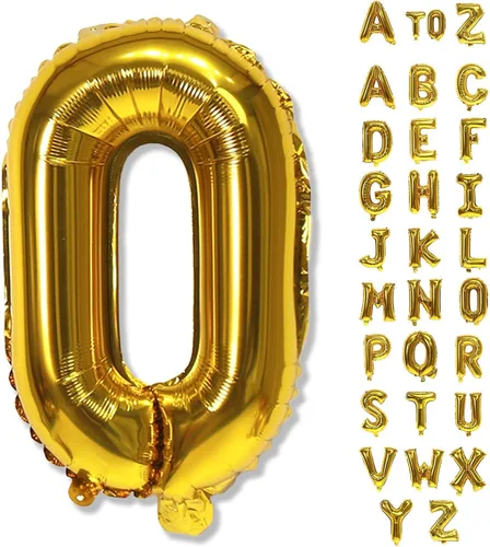 Miniatura 164 de Globo dorado champán con el número 5, globos de aluminio autoinflables grandes de 40 pulgadas del 0 al 9, globo de helio digital 5 dorado claro