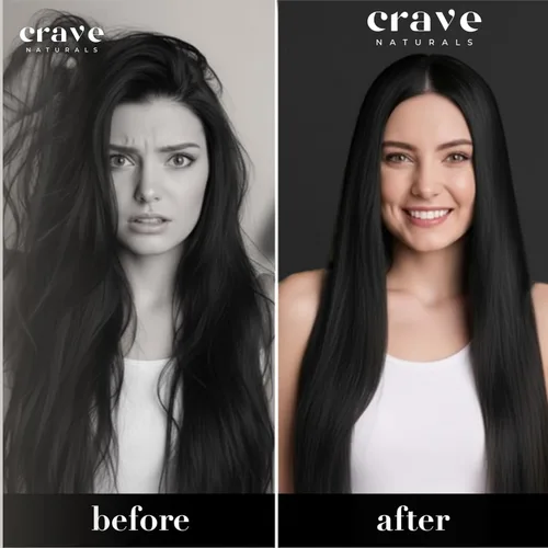 Miniatura 7 de Crave Naturals Cepillo para desenredar el cabello grande negro – Cepillo deslizante para desenredar el cabello para mujeres, niños y bebés – Cuidado