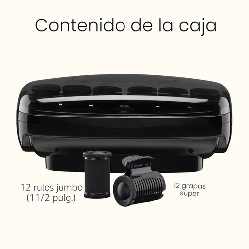Miniatura 7 de Conair - Rulos calientes para cabello largo, mediano y corto, 12 rulos calientes Jumbo de 1 ½" con clips, rizadores para mujeres, volumen y rizos