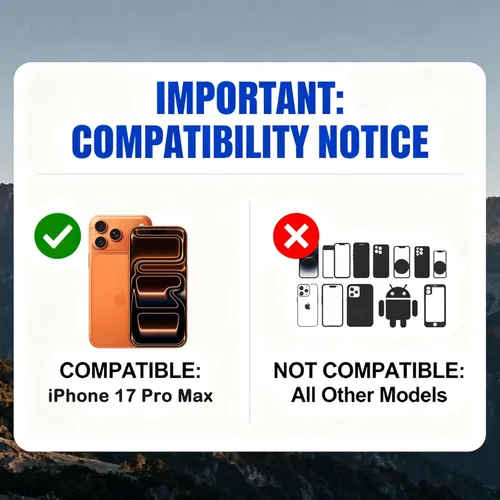 Miniatura 2 de Funda protectora para iPhone 17 Pro Max, tres capas, resistente, a prueba de golpes, a prueba de caídas, con armadura de goma de cuerpo completo