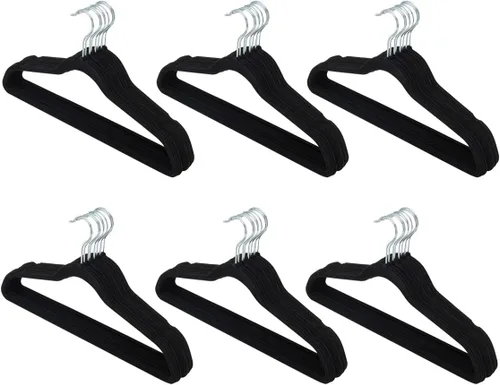 Miniatura 19 de Perchas de terciopelo, 10 unidades (8 colores)