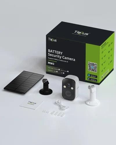 Miniatura 9 de Cámaras de seguridad 2K inalámbricas para exteriores, WiFi 2.4G/5G, cámara solar inalámbrica para exteriores, visión nocturna a color, alimentada 1