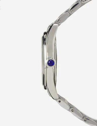 Miniatura 3 de SEIKO Reloj clásico de cuarzo con esfera blanca SUR327 para mujer, Negro -, Movimiento de cuarzo