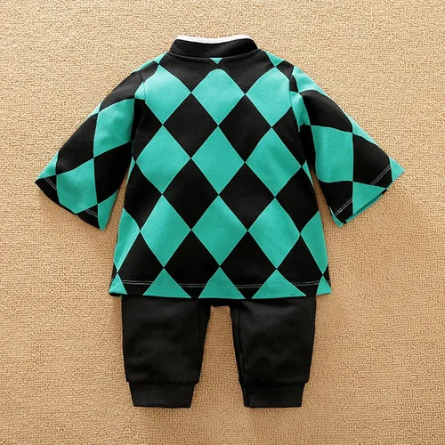 Miniatura 3 de RELABTABY Lindo mameluco de anime para bebé niño y niña, mameluco para Halloween, cosplay, ropa