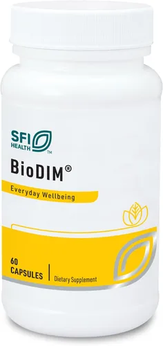SFI Health Klaire Labs BioDIM - Suplemento de diindolilmetano de 150 mg - Promueve el metabolismo saludable de estrógenos en hombres y mujeres - DIM