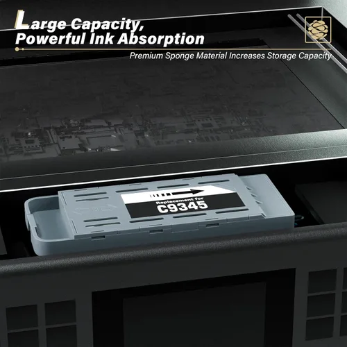 Miniatura 5 de C9345 Caja de mantenimiento de tinta de repuesto para ET-8550 ET-5850 ET-16600 ET-16650 ET-5800 ET-5880 ET-8500 WF-7840 WF-7830 WF-7820 WF-7310 ST.