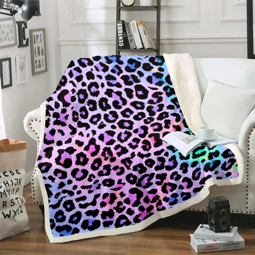 Miniatura 22 de Erosebridal Manta de cama para niños con estampado de consola de videojuegos moderna, manta de felpa suave con botones de acción rosa y azul, manta