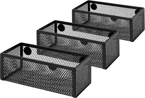 Miniatura 9 de Amazon Basics Soporte para bolígrafos y organizador de escritorio, almacenamiento de organizador de oficina, negro, 9.25 x 4.53 x 3.94 pulgadas