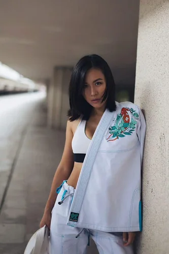 Miniatura 3 de FLUORY BJJ Gi para mujer traje brasileño Jiu Jitsu para mujer Kimonos y mujer uniforme BJJ