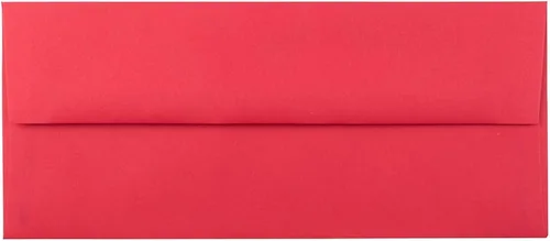 Miniatura 18 de JAM PAPER Sobres de invitación de colores A7 - 5 1/4 x 7 1/4 - Rojo Reciclado - Paquete de 50 (Pack of 50)