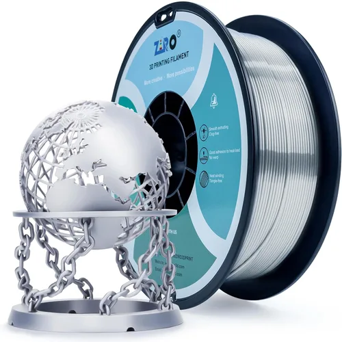 Miniatura 16 de ZIRO Filamento PLA fluorescente de 0.069 pulgadas, luminoso solo por luz UV, filamento de impresora 3D de efecto brillante, carrete de 2.2 libras