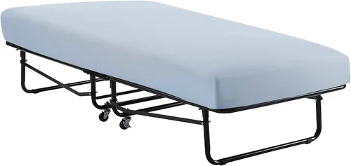 Miniatura 14 de Superity - Sábana bajera ajustable de lujo de calidad hotelera para cama Queen corta, 100% algodón, ultrasuave, amigable con la piel e Azul