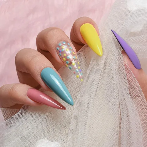 Miniatura 2 de MEGIOR Esmalte de uñas de gel azul de 0.5 onzas líquidas, color azul grisáceo, lámpara LED UV, esmalte de gel para manicura y pedicura