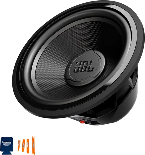 Miniatura 2 de JBL - Dos subwoofers de audio automotriz de alto rendimiento STADIUM122SSI de 12 pulgadas con impedancia seleccionable