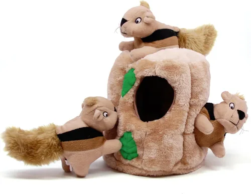 Miniatura 12 de Outward Hound Hide A Birthday Cake, rompecabezas de peluche con temática de cumpleaños para perros