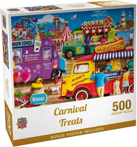 Miniatura 6 de Food Truck - Rompecabezas de 1000 piezas con obras de arte vibrantes y piezas duraderas, divertida actividad familiar, desafío cerebral