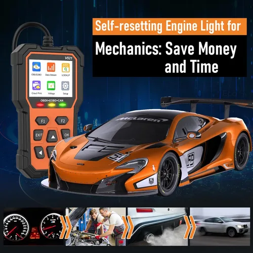 Miniatura 6 de Herramienta de diagnóstico escáner OBD2, escáneres OBD2 profesionales para coche, lector de código de motor con luz de comprobación y función