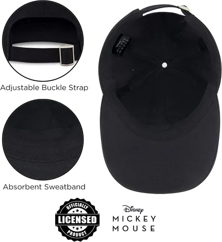 Miniatura 7 de Disney Gorra de béisbol para hombre, sombrero ajustable de Mickey Mouse para adultos