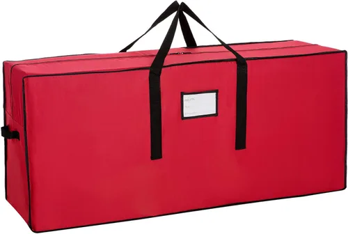 Sattiyrch Bolsa de almacenamiento para árbol de Navidad, se adapta a árboles artificiales de hasta 6 pies de alto, lona 600D resistente, contenedor