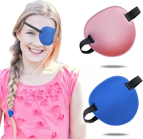 Miniatura 16 de 2 parches oculares, parches oculares médicos para adultos, parche ocular ajustable 3D, parches oculares suaves para ambliopía u ojo vago, válidos