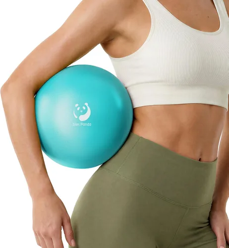 Miniatura 10 de Slim Panda Pelota de Pilates, Pelota de Ejercicio Pequeña de 9 Pulgadas, Mini Pelota de Yoga Antiestallido para Estabilidad, Entrenamiento, Barre